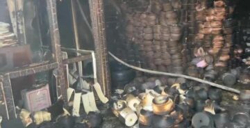 Tekstil Fabrikasında Yangın