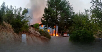 Acıpayam’da Cami Yandı!