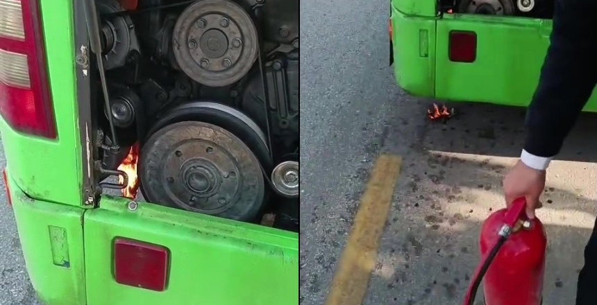 Halk Otobüsünde Facia Ucuz Atlatıldı