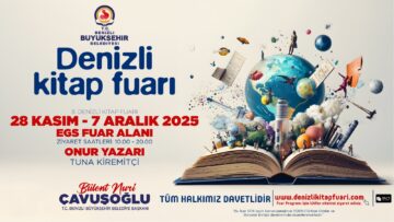 Resmi Reklam – DBB Denizli Kitap Fuarı (27 ve 30 Kasım 2025)