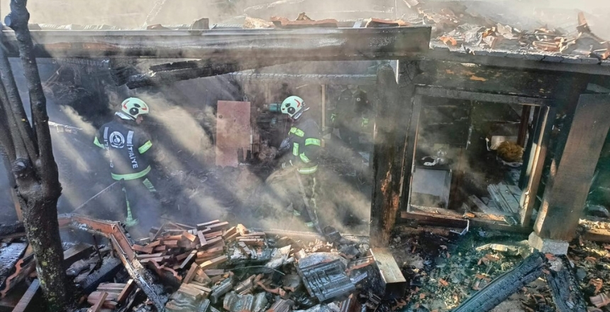 Serinhisar’da Korkutan Yangın