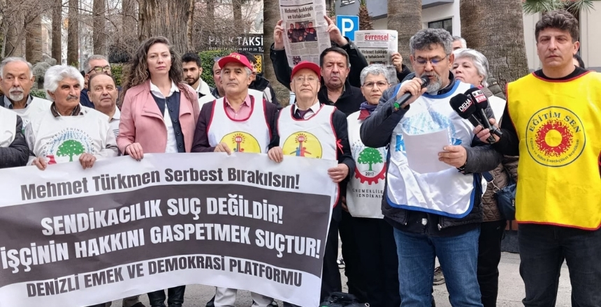 Denizli Emek ve Demokrasi Platformu’ndan Protesto