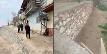 Güney’de Duvar Yenileme Çalışması