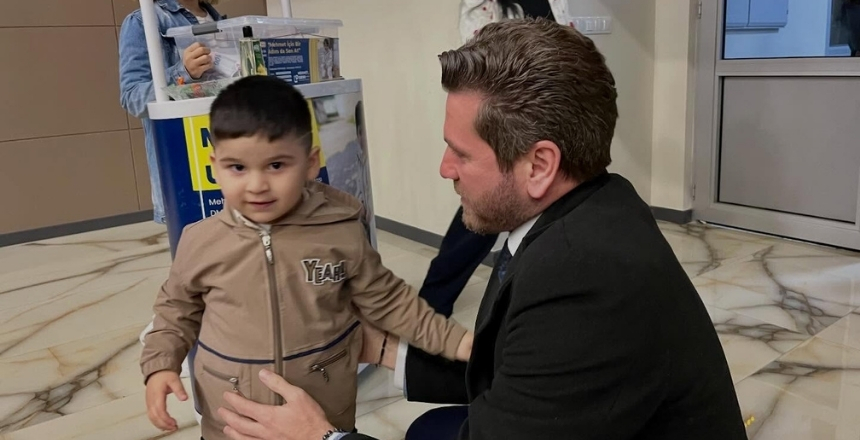 Tavas Belediyesi’nden DMD Hastası Mehmet’e Destek