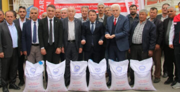 Tavas’ta DTB’den Çiftçilere %75 Hibeli Nohut Tohumu Desteği