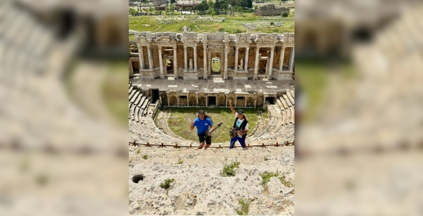Metallica Üyeleri Kirk ve Robert Denizli’deydi
