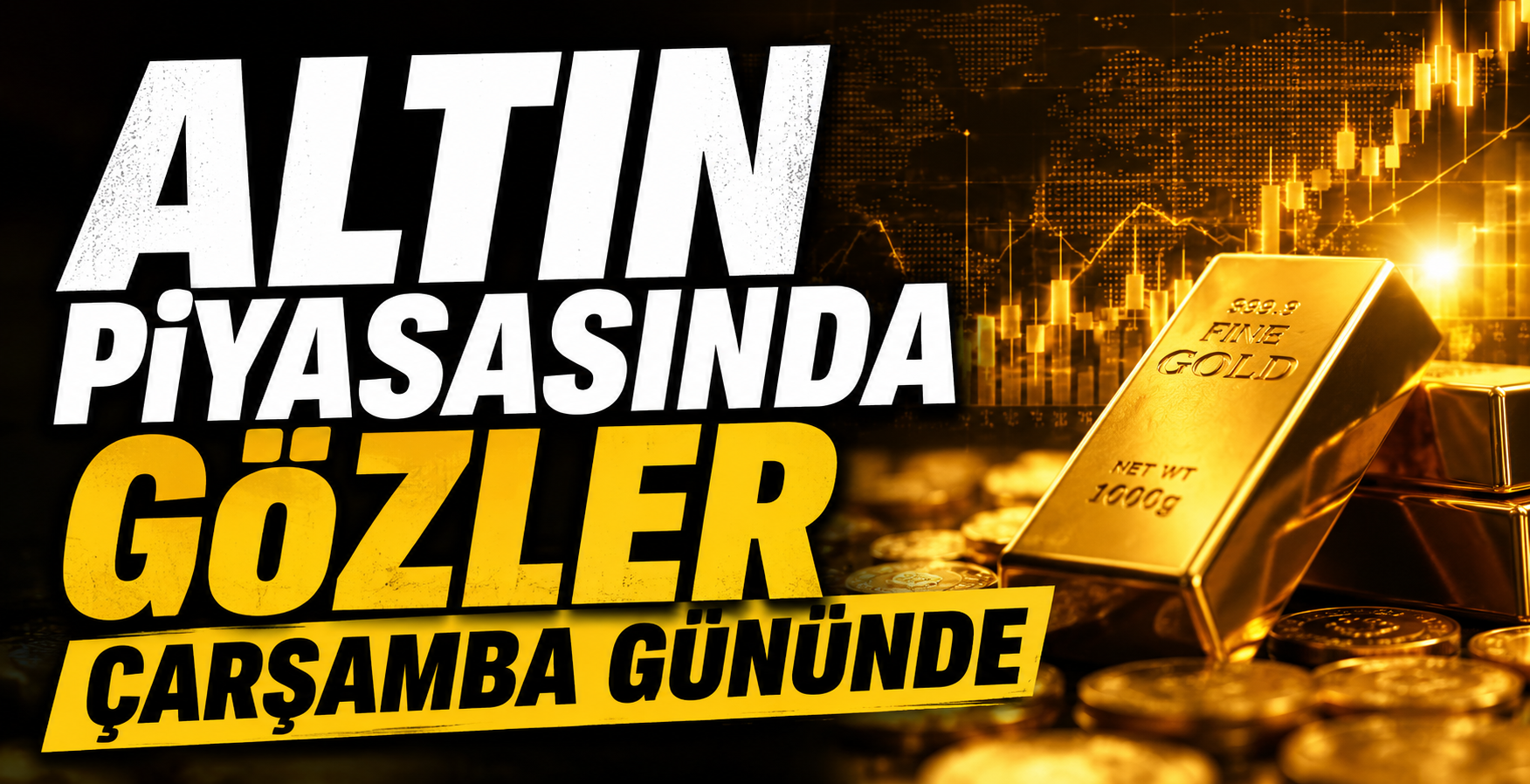 Altın Piyasasında Gözler Çarşamba Gününde