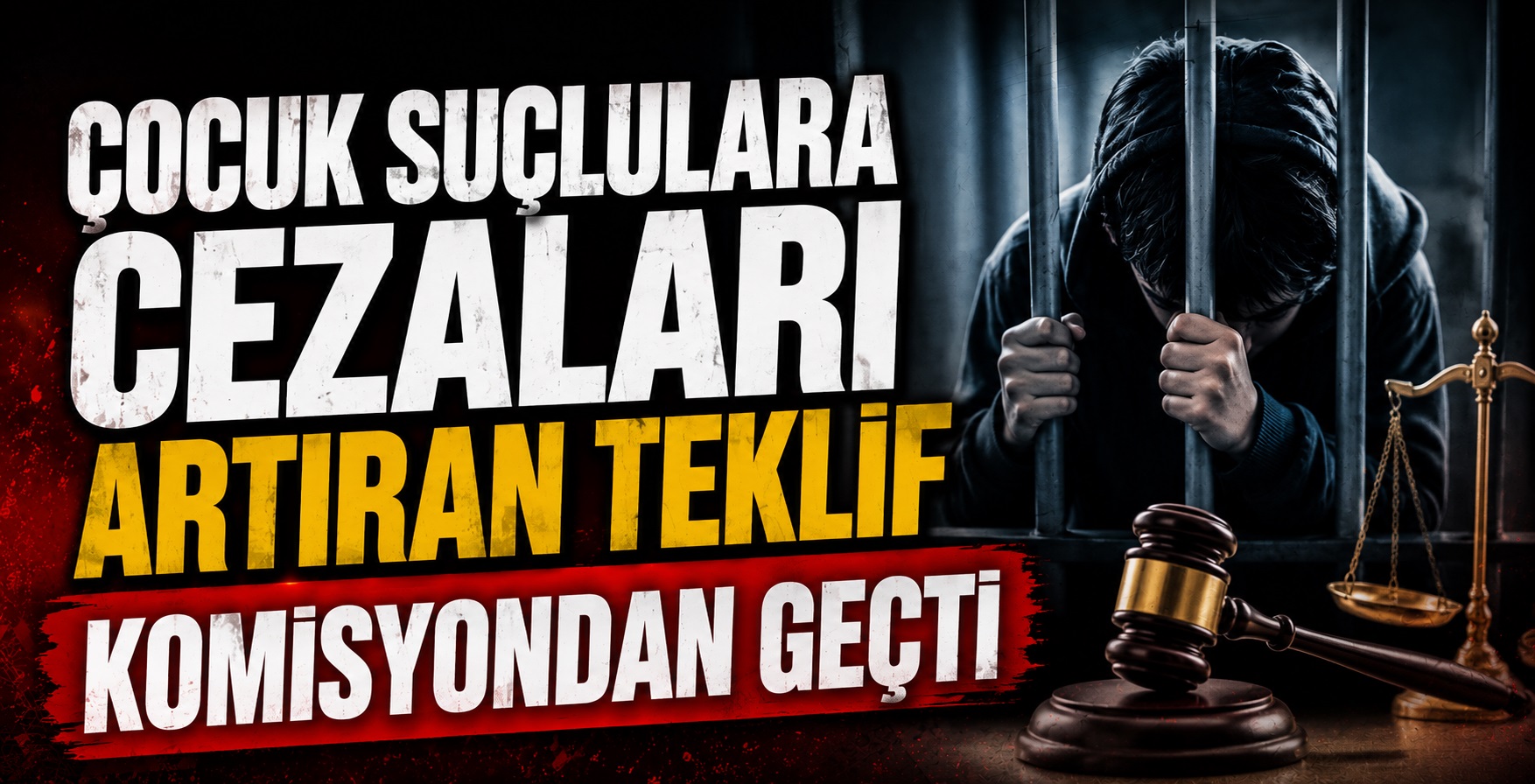 Çocuk Suçlulara Cezaları Artıran Teklif Komisyondan Geçti