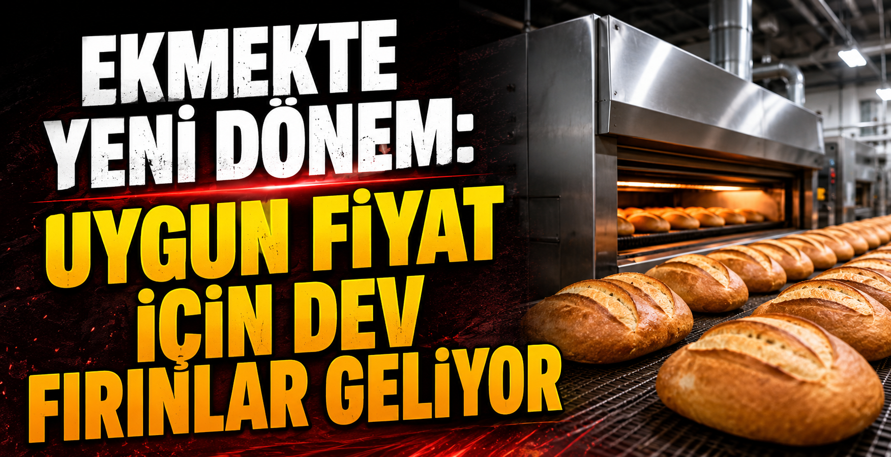 Ekmekte Yeni Dönem: Uygun Fiyat İçin Dev Fırınlar Geliyor