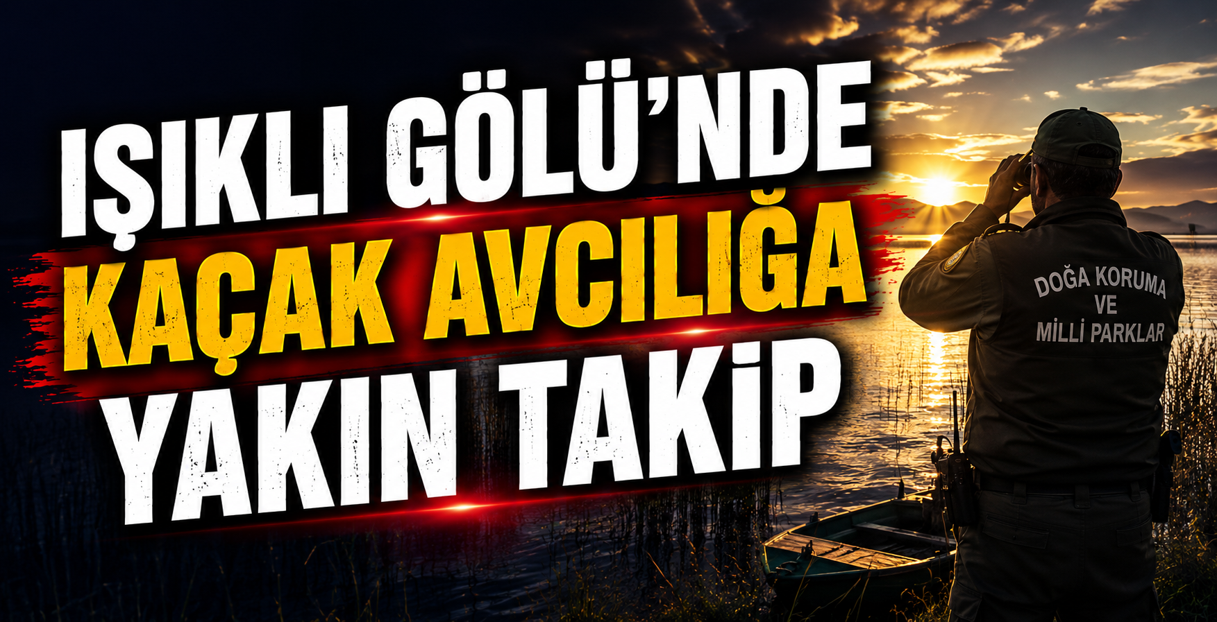 Işıklı Gölü’nde Kaçak Avcılığa Yakın Takip