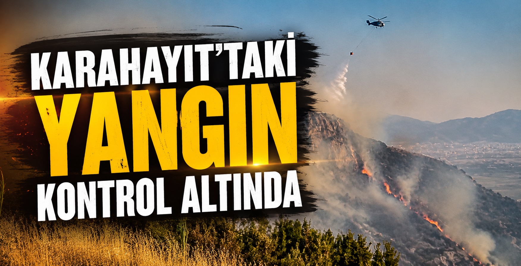 Karahayıt’ta Soğutma Çalışmaları Sürüyor