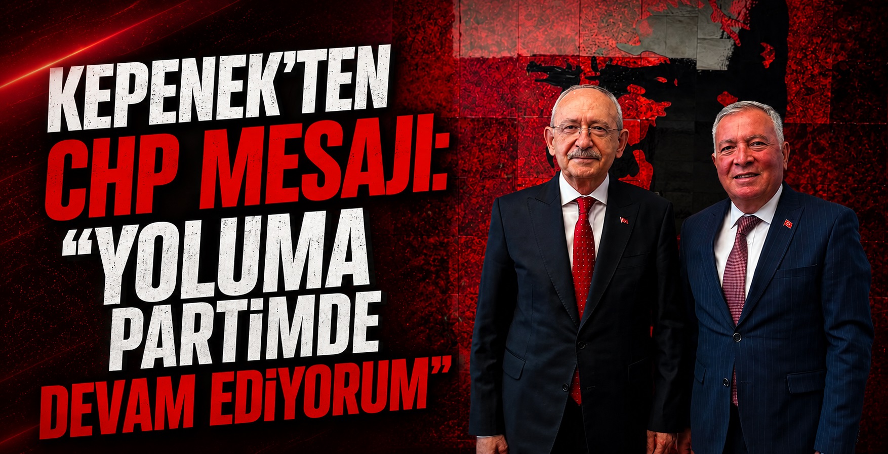 Kepenek’ten CHP Mesajı: “Yoluma Partimde Devam Ediyorum”