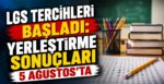 LGS Tercihleri Başladı