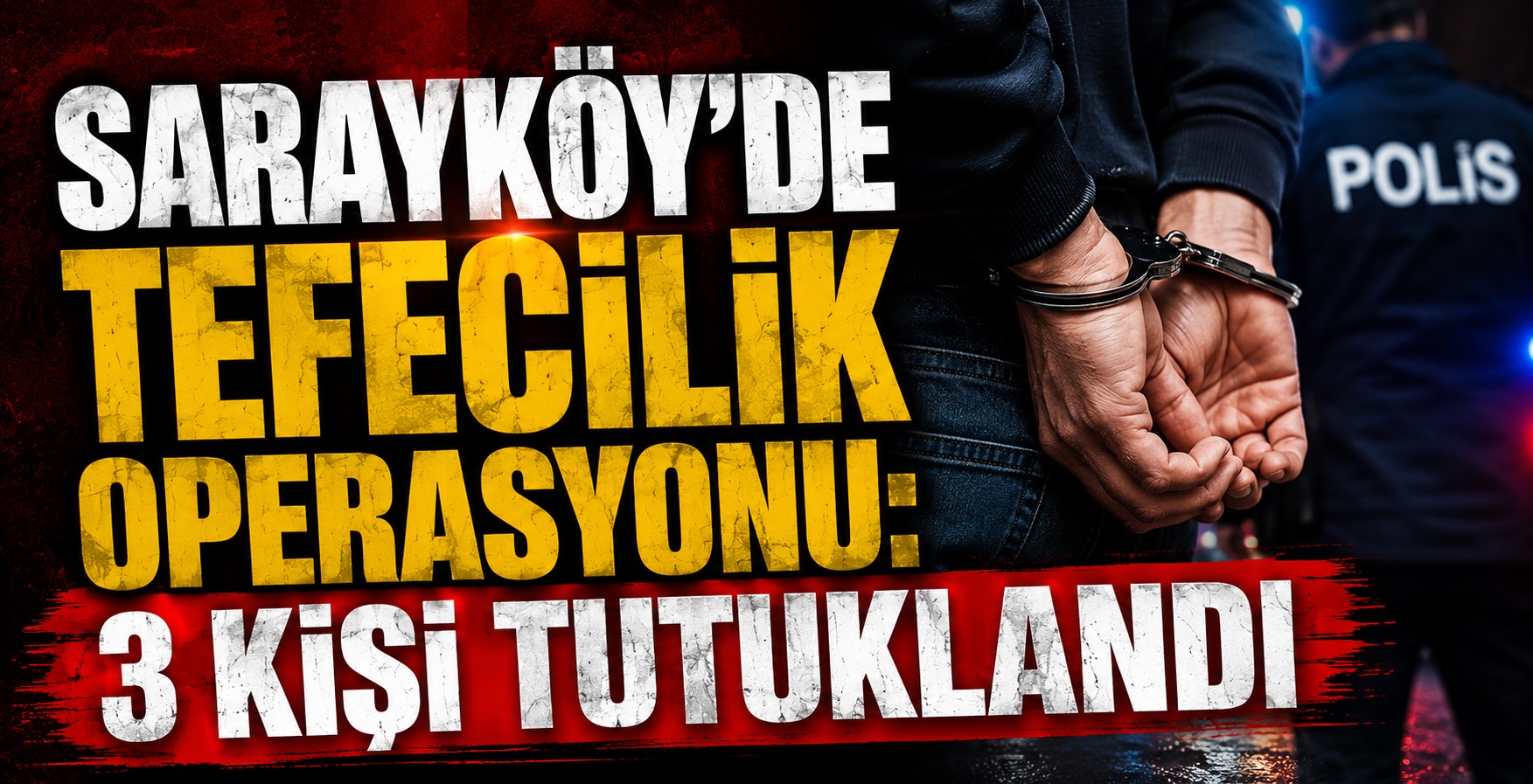 Sarayköy’de Tefecilik Operasyonu: 3 Kişi Tutuklandı