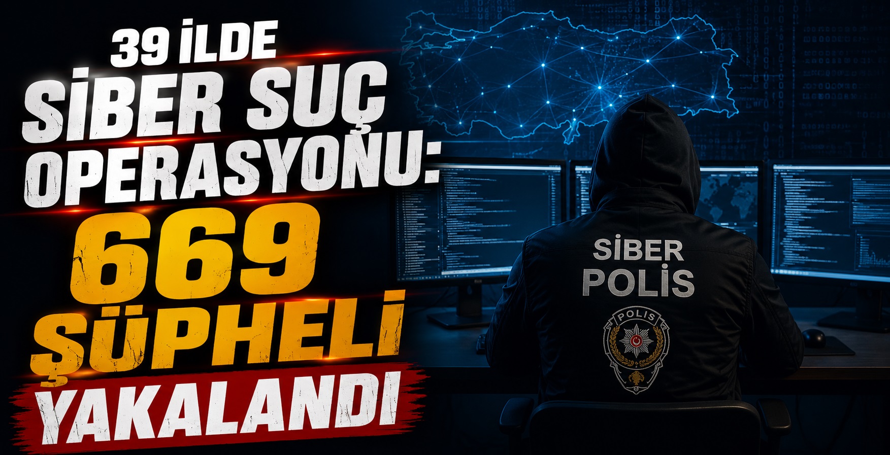 39 İlde Siber Suç Operasyonu: 669 Şüpheli Yakalandı