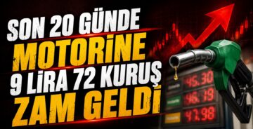 1 Temmuz’dan Bu Yana Motorine 9 Lira 72 Kuruş Zam Geldi