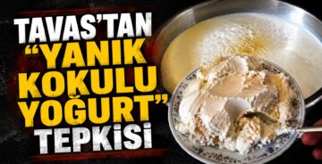Tavas’tan “Yanık Kokulu Yoğurt” Tepkisi