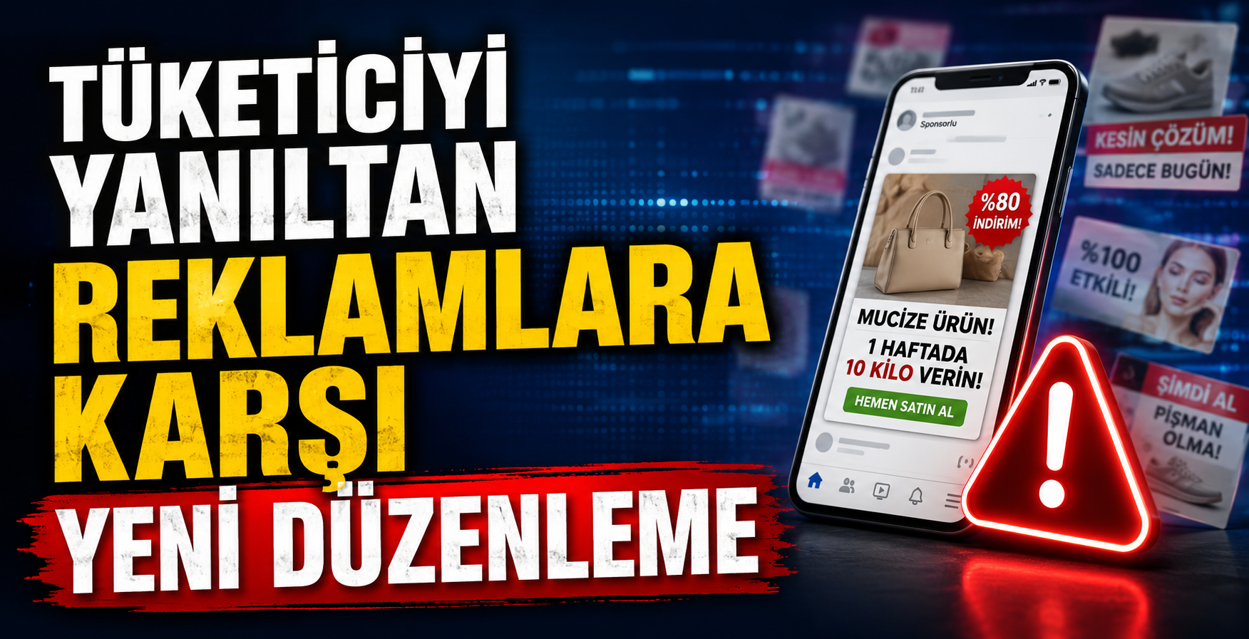 Tüketiciyi Yanıltan Reklamlara Karşı Yeni Düzenleme