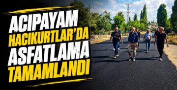 Acıpayam Hacıkurtlar’da Asfatlama Tamamlandı
