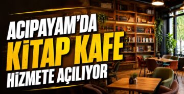 Acıpayam’da Kitap Kafe Hizmete Açılıyor
