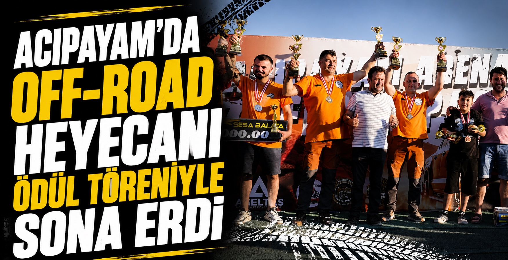 Acıpayam’da Off-Road Heyecanı Ödül Töreniyle Sona Erdi