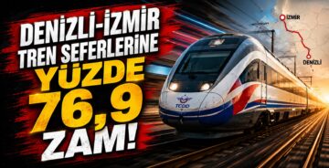 Denizli-İzmir Tren Seferlerine Yüzde 76,9 Zam!