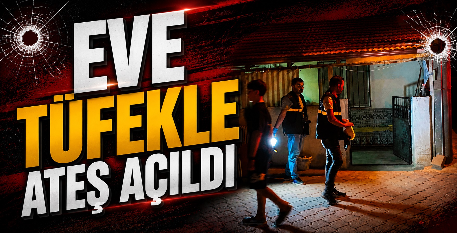 Eve Tüfekle Ateş Açıldı: Çocuk Yaralandı