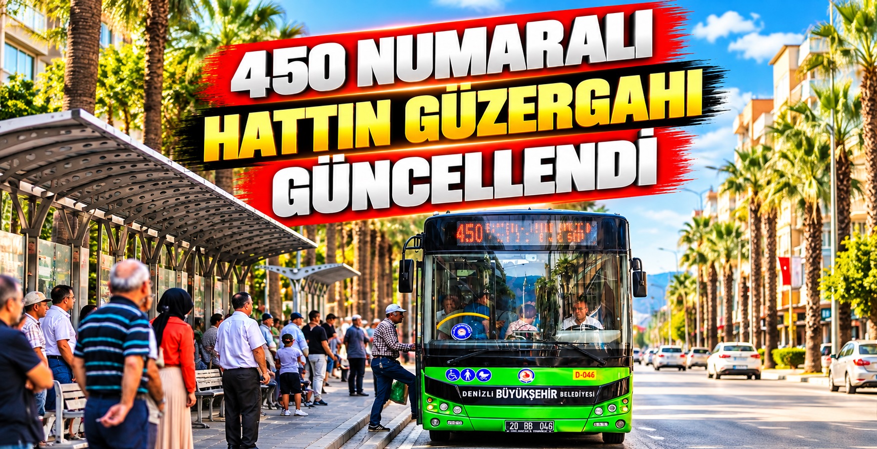 450 Numaralı Hattın Güzergahı Güncellendi