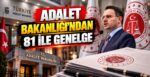 Adalet Bakanlığı’ndan 81 İle Genelge