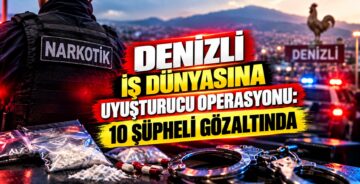 Denizli İş Dünyasına Uyuşturucu Operasyonu