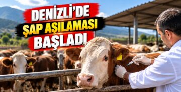 Denizli’de Şap Aşılaması Başladı