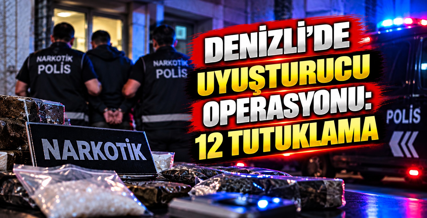 Denizli’de Uyuşturucu Operasyonu: 12 Tutuklama