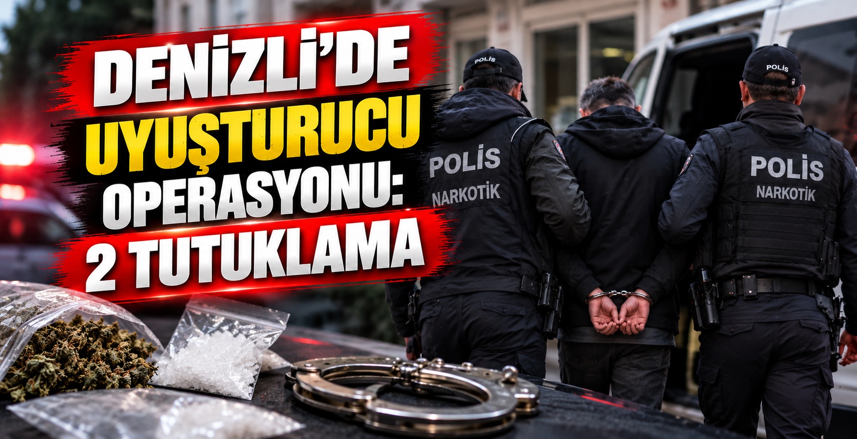 Denizli’de Uyuşturucu Operasyonu: 2 Tutuklama