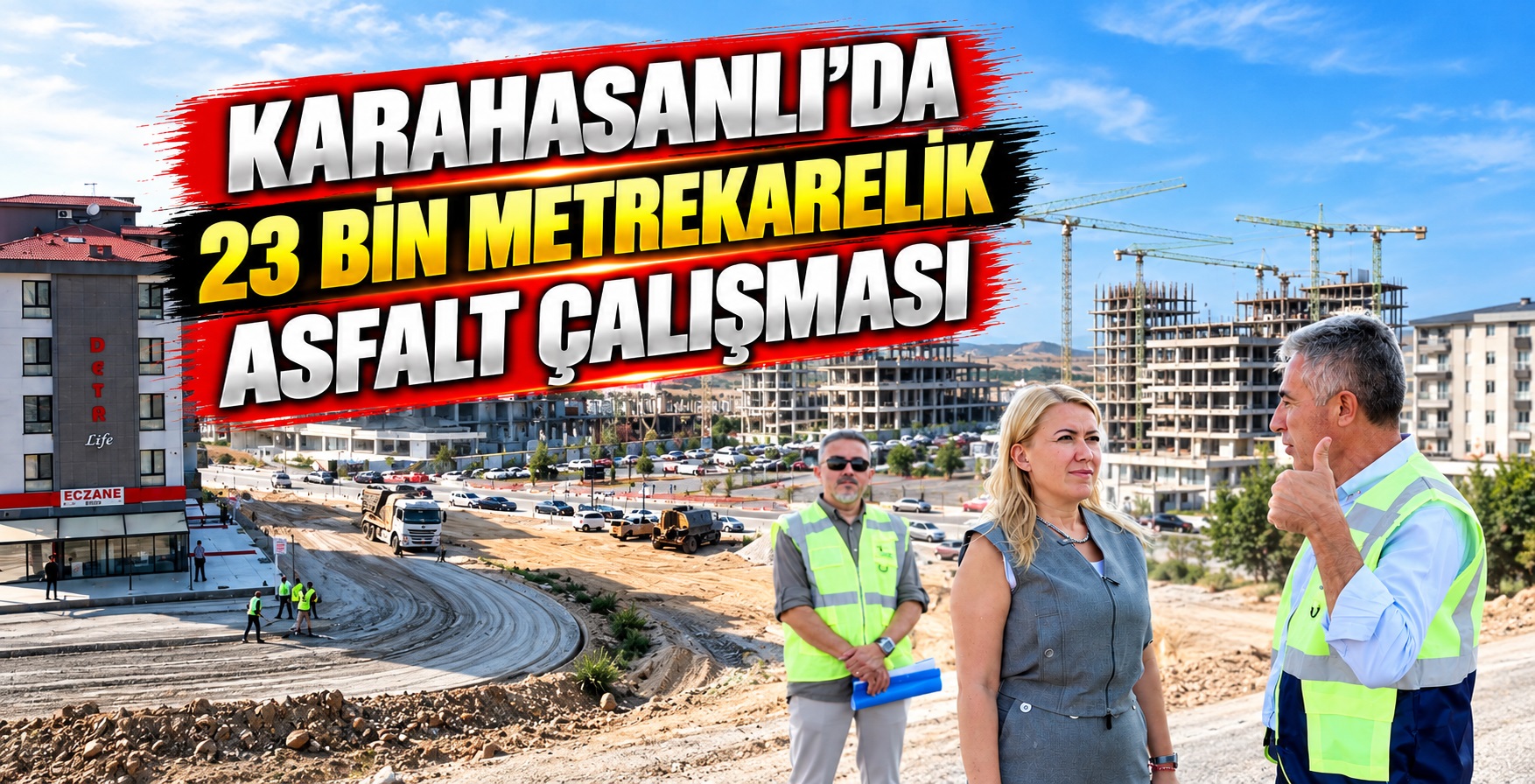 Karahasanlı’da 23 Bin Metrekarelik Asfalt Çalışması