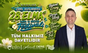 Resmi Reklam-Çivril 28. Elma Festivali (09 Eylül 2026)