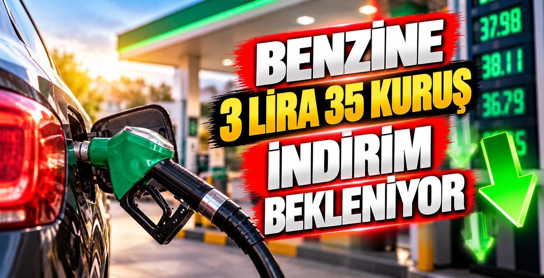 Benzine 3 Lira 35 Kuruş İndirim Bekleniyor