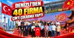 Denizli’den 40 Firma Çin’e Çıkarma Yaptı