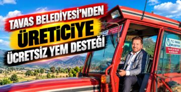 Tavas Belediyesi’nden Üreticiye Ücretsiz Yem Desteği